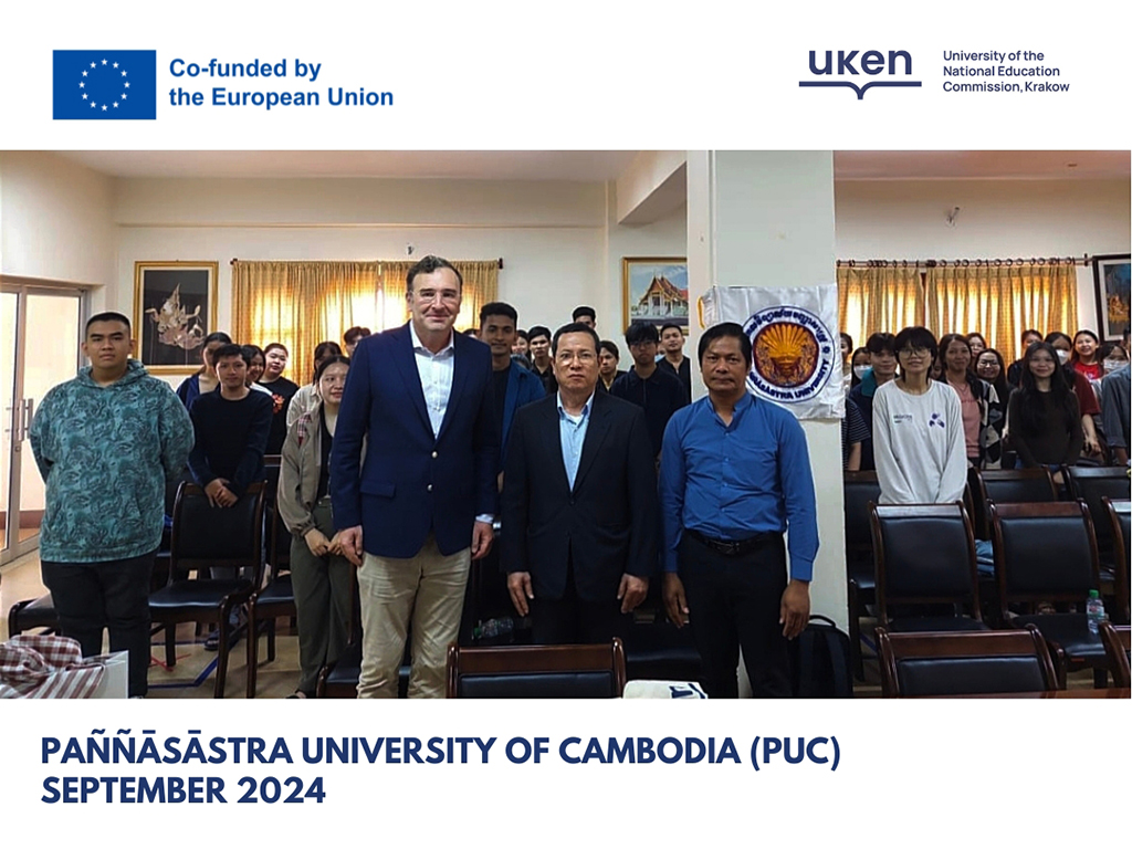 Dr Piotr Uhma w Paññāsāstra University of Cambodia