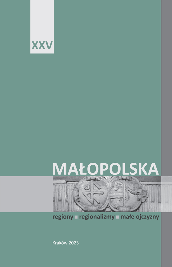 okładka najnowszego numeru rocznika "Małopolska"