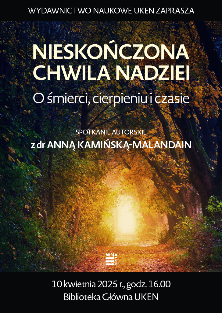 Spotkanie autorskie z dr Anną Kamińską‑Malandain (plakat)